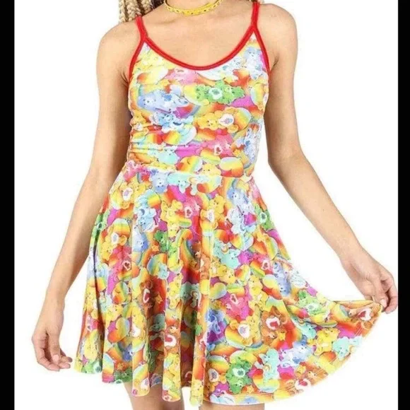 Colorful Floral Women's Dress - Picture 4 of 15